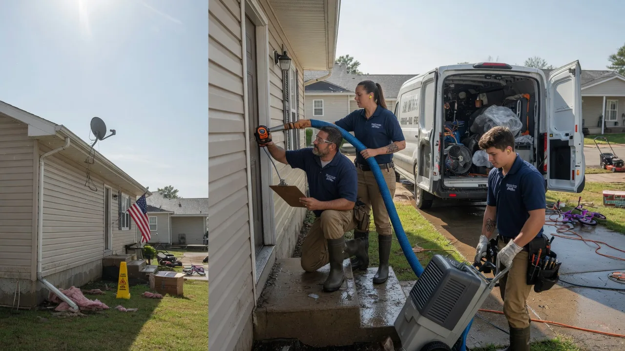 Ceiling Water Damage Restoration in Hustisford, WI near me